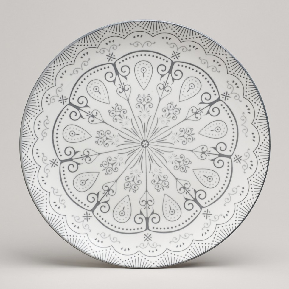 Набор тарелок обеденных bronco "dreams" из 24 шт. диаметр=27 см Bronco (582-123)