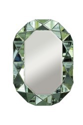 Зеркало в зеленой зеркальной раме 101*71*3см - TT-00004735