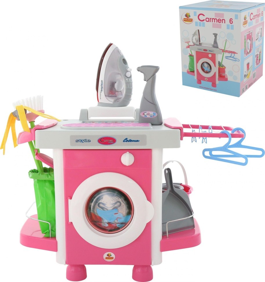Набор "Carmen" №6 с аксессуарами и утюжком (в коробке) (58850_PLS)