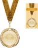 Медаль "серебряная свадьба"  диаметр=7 см (197-223-81) 