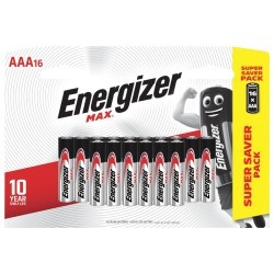 Батарейки алкалиновые Energizer Max LR03 (AAA) 16 шт E301433301 (455107) (65487)