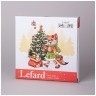 Тарелка закусочная lefard "с новым годом!" 19 см красная Lefard (85-2049)