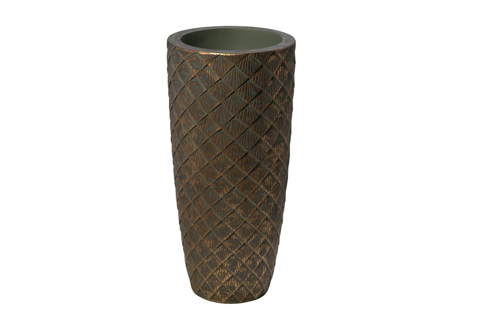 Кашпо c золотым орнаментом d32*67см (TT-00013196)