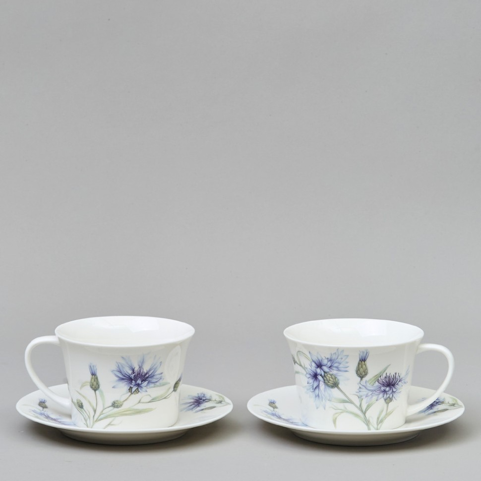 Чайный набор lefard "васильки" 4 пр. на 2 пер. 250 мл Lefard (760-839)