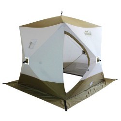 Зимняя палатка куб Следопыт Premium 1,8*1,8 м PF-TW-13 трехслойная (83514)