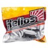 Твистер Helios Credo Four Tail 2,35"/6,0 см, цвет Black & White 10 шт HS-20-023 (78099)
