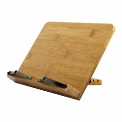 Подставка для книг и планшетов бамбуковая Brauberg 28х20 см регулируемый угол 237895 (1) (89681)
