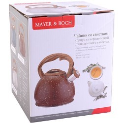 Чайник 3 л со свистком нерж Mayer&Boch (30965)