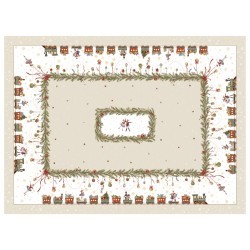 Скатерть  160х220 cm прямоугольная, "щелкунчик" цвет: бежевый, tm lefard, полиэстер 100% Lefard (986-002-20)