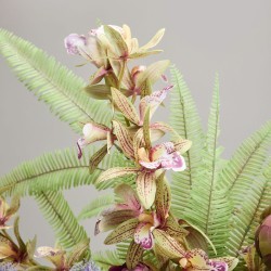 Цветочная композиция "брассика" ширина 84 см*высота 73 см- без упаковки Текстильный Мир (23-2479)