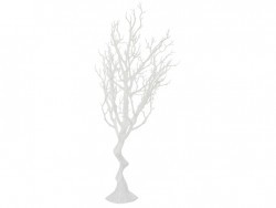Изделие декоративное "дерево" высота=95 см. цвет: белый Lefard (241-3000)