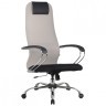Кресло офисное BRABIX PREMIUM Ultimate EX-800 хром черное/бежевое 532913 (1) (94680)