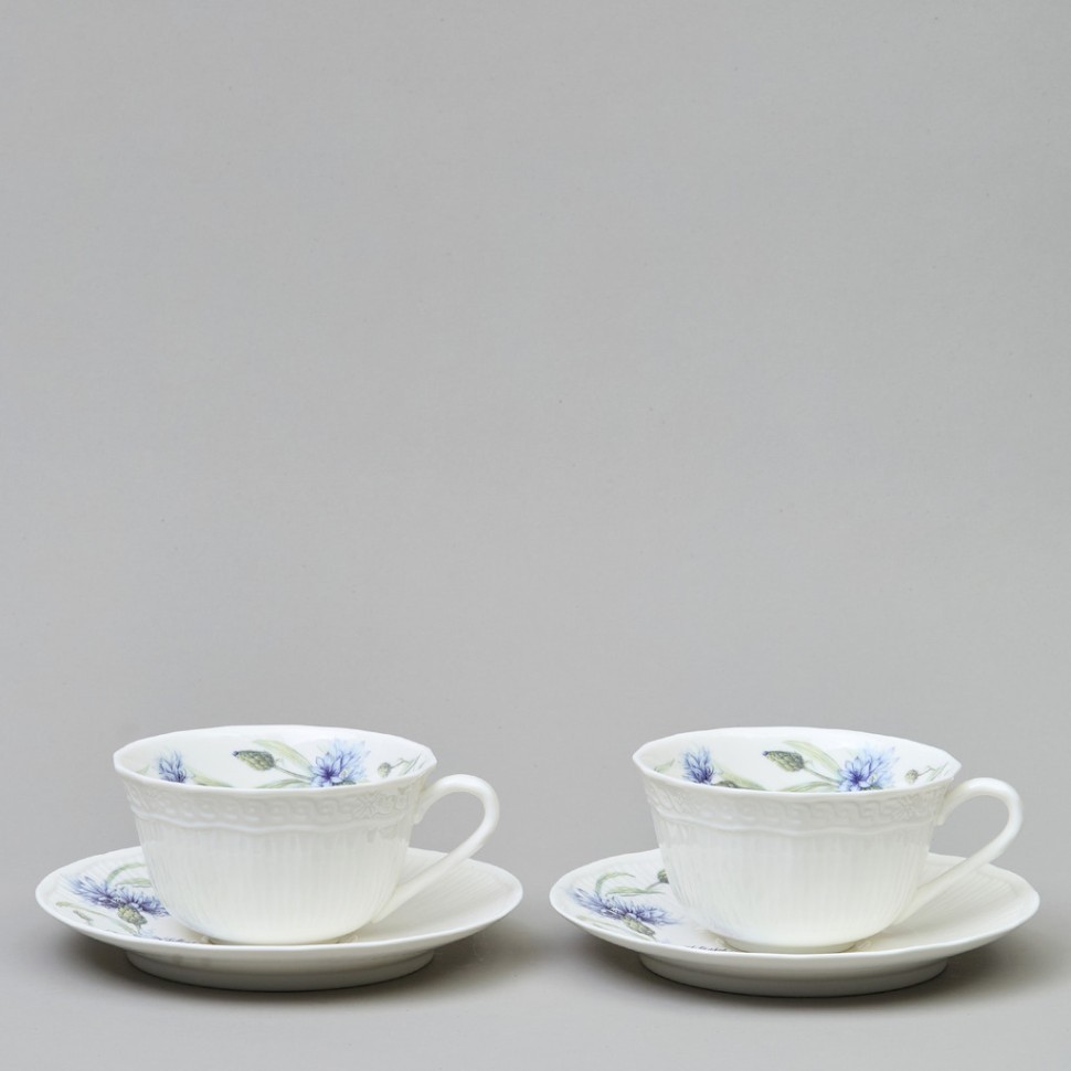 Чайный набор lefard "васильки"  на 2 пер. 4 пр. 330 мл Lefard (760-829)