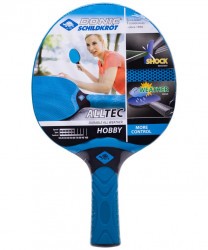 Ракетка для настольного тенниса Alltec Hobby, всепогодная, синий/черный (610047)