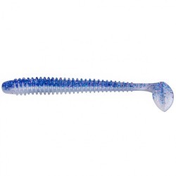 Виброхвост Helios Liny Catcher 2,35"/6 см, цвет Blue Pearl 12 шт HS-5-049 (77698)