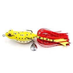 Лягушка-незацепляйка Namazu FROG с лапками, 65 мм, 16 г, цвет 10, YR Hooks (BN) #2 N-FL65-16-10 (87612)