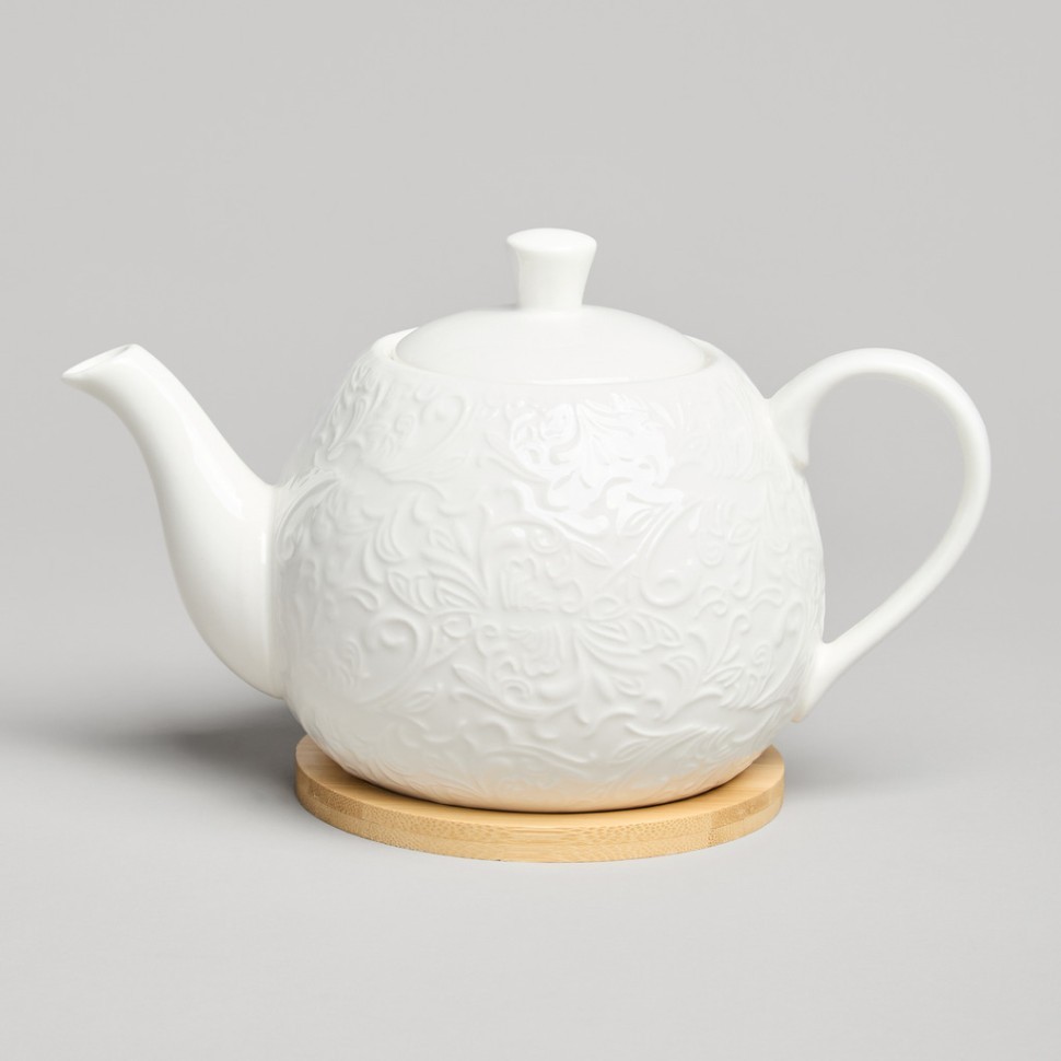 Чайник lefard "muse" на дер.подставке 22,5*13*11 см 900 мл Lefard (587-217)