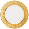 Тарелка закусочная "Crocus" золотая 22 см - TT-00008405
