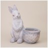 Кашпо декоративное "кролик" 19*16,3*32,2см Lefard (248-104)