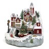 Музыкальная статуэтка "зимний городок" 28х28,5х27 см Lefard (146-2229)