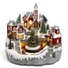 Музыкальная статуэтка "зимний городок" 28х28,5х27 см Lefard (146-2229)