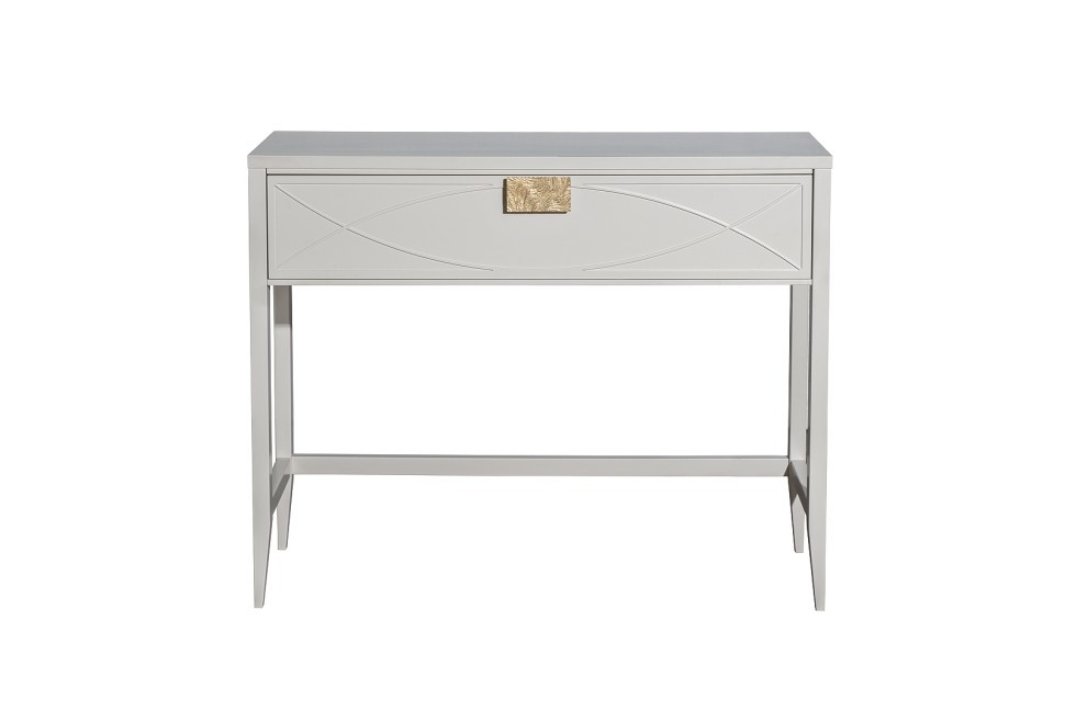 Консоль бежевая 1 ящик 100*80*40см (TT-00015927)