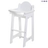 Набор кукольной мебели (стул+люлька+шкаф), цвет Белый (PFD116-18)