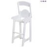 Набор кукольной мебели (стул+люлька+шкаф), цвет Белый (PFD116-18)