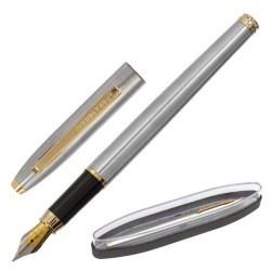 Ручка подарочная перьевая Brauberg Brioso линия 0,5 мм синяя 143464 (86900)