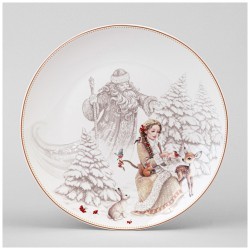 Тарелка закусочная lefard "морозко" 20,5 см  Lefard (85-2037)