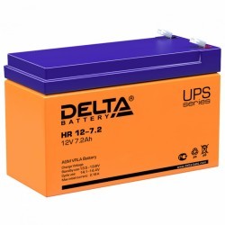 Аккумуляторная батарея для ИБП 12 В 7,2 Ач 151х65х94 мм DELTA HR 12-72 354895 (1) (93385)