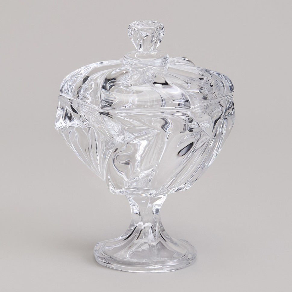 Блюдо с крышкой на ножке "bohema" диаметр=11,5 см высота=16,5 см Lefard (195-232)