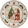 Тарелка обеденная lefard "дед мороз" 27 см Lefard (85-1721)