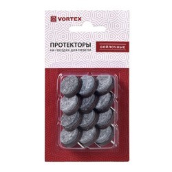 Протекторы для мебели Vortex войлок на гвоздях 26013 (63300)