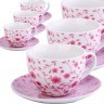 Чайный сервиз 12пр 220мл ЦВЕТЫ LR (25922)