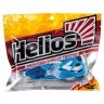 Твистер Helios Credo Four Tail 2,35"/6,0 см, цвет Blue Sparkles & White 10 шт HS-20-026 (78101)