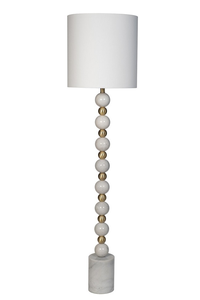 Торшер плафон белый h.152 см (TT-00014366)