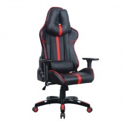 Кресло компьютерное Brabix GT Carbon GM-120 экокожа, черно-красное 531931 (84664)