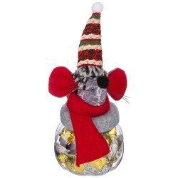 Упаковка для подарков "веселые мышки" диаметр=7 см. высота=17 см. без упаковки (мал=12шт./кор=192шт. Lefard (855-110)