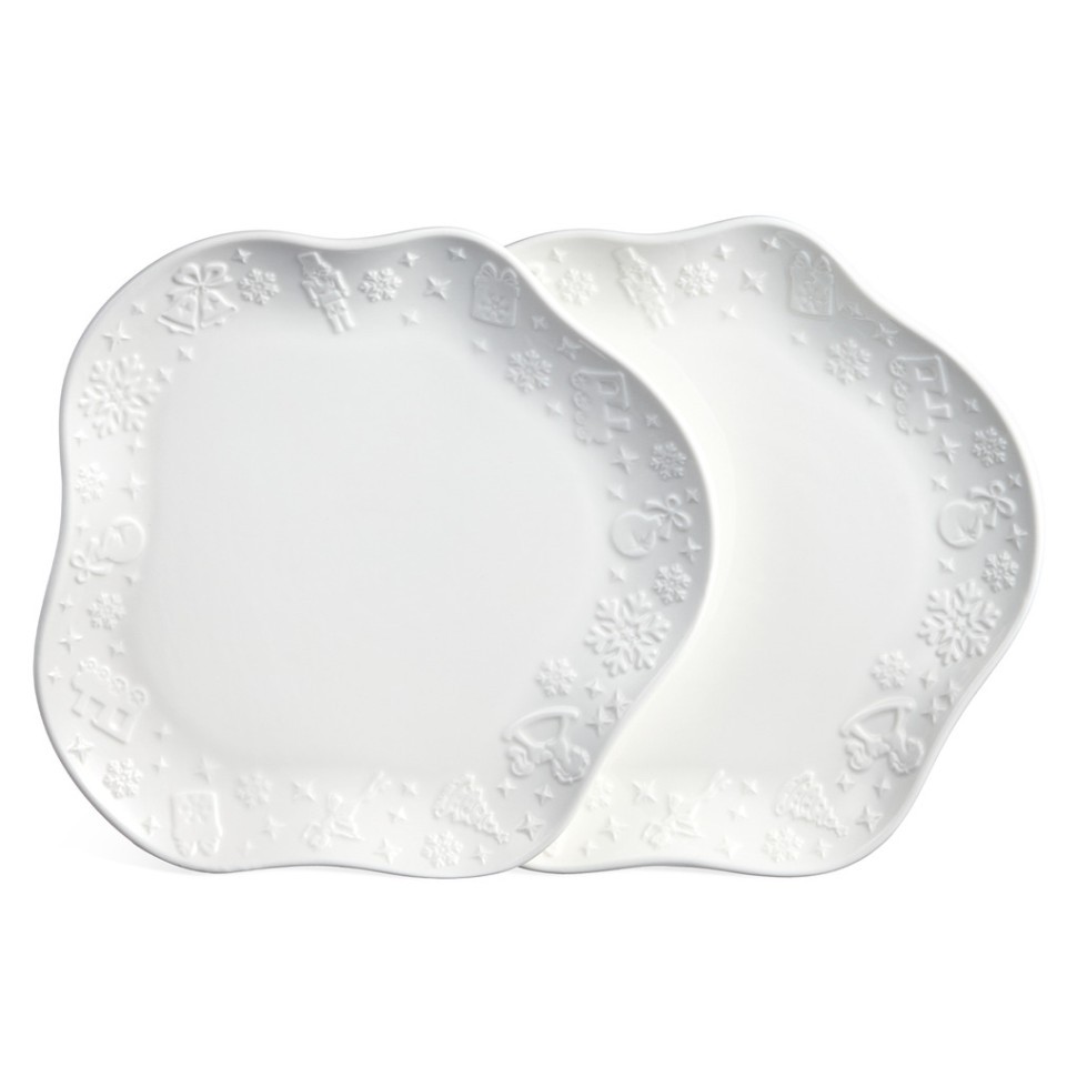 Набор фигурных тарелок закусочных lefard "nutcracker" 2 шт. 20,5*2 см Lefard (171-350)