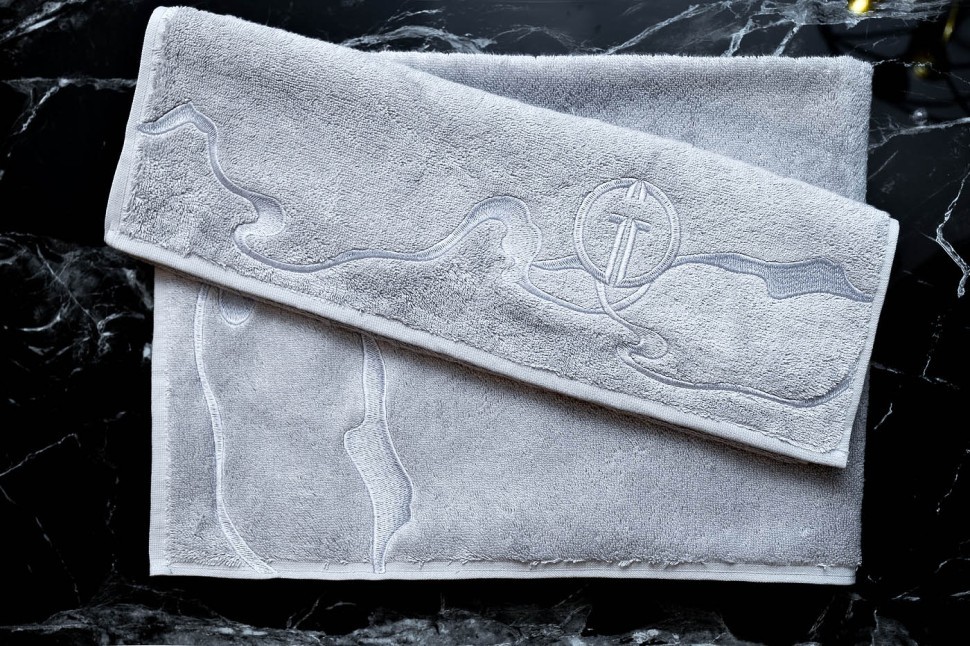 Полотенце Мелодия модал серое 100*150 (TT-00013096)