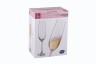 Набор бокалов для шампанского из 6 шт."виола" 190 мл. высота=24 см. Crystalex Cz (674-182) 