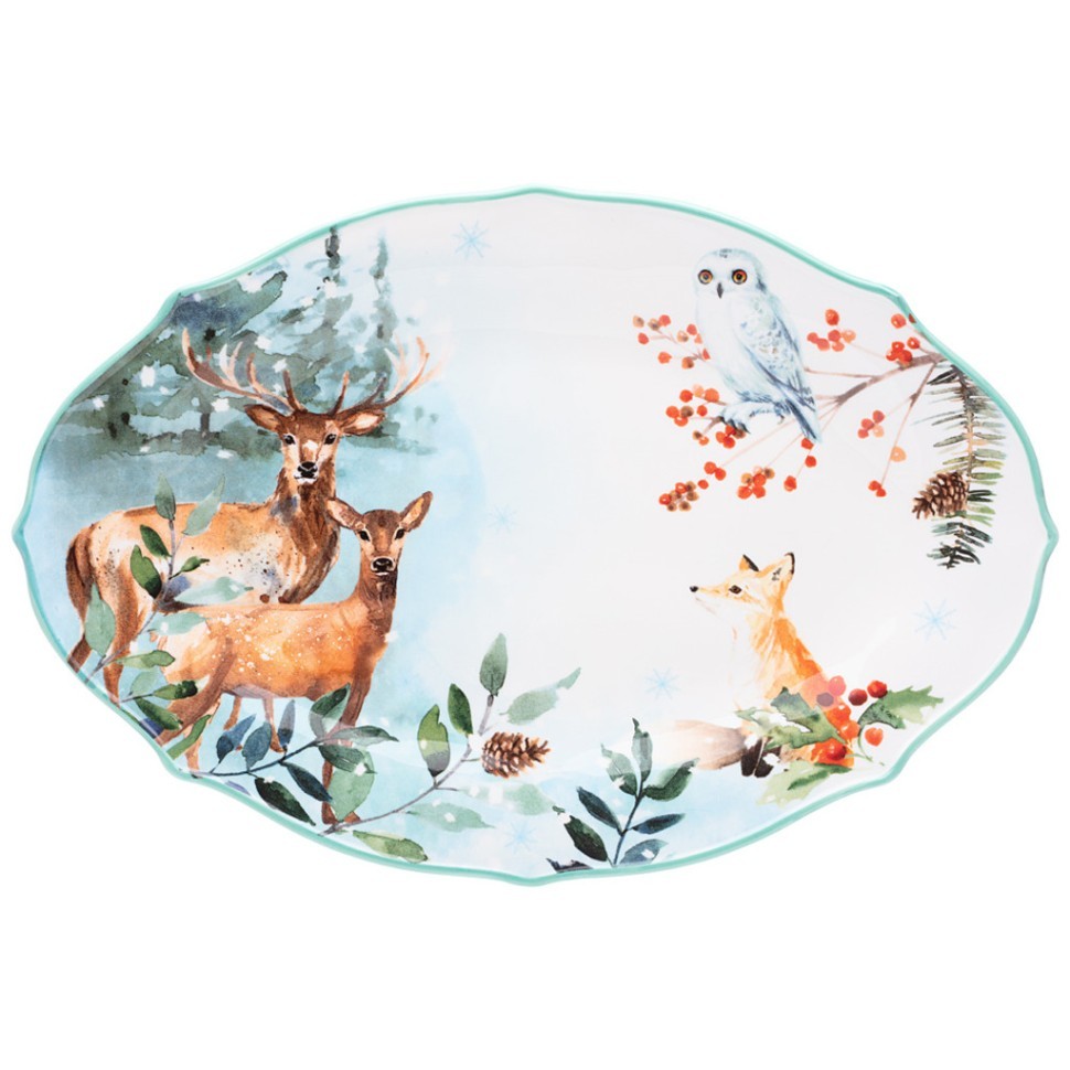Блюдо овальное lefard "лесная сказка" 30,5*20 см Lefard (409-171)
