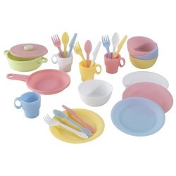 Кухонный игровой набор посуды Пастель (Pastel) (63027_KE)