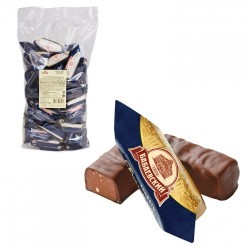 Конфеты шоколадные Бабаевский с дробленым миндалем и вафел. крошкой 1000 г пакет 620836 (1) (91592)