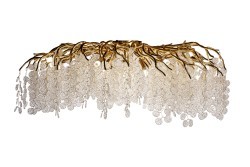 Люстра Tenera круглая золото d100*h40см (TT-00012990)