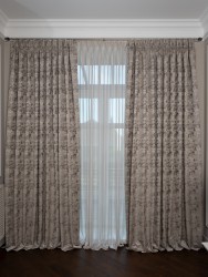 Портьера Mirage бронза 275*260 (TT-00016091)