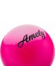 Мяч для художественной гимнастики AGB-101, 15 см, розовый (402256)