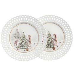 Набор тарелок обеденных lefard "морозко" 2 шт. 26,5 см Lefard (441-047)