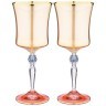 Набор бокалов для вина из 2 штук 300мл "grace amber" ART DECOR (326-113)